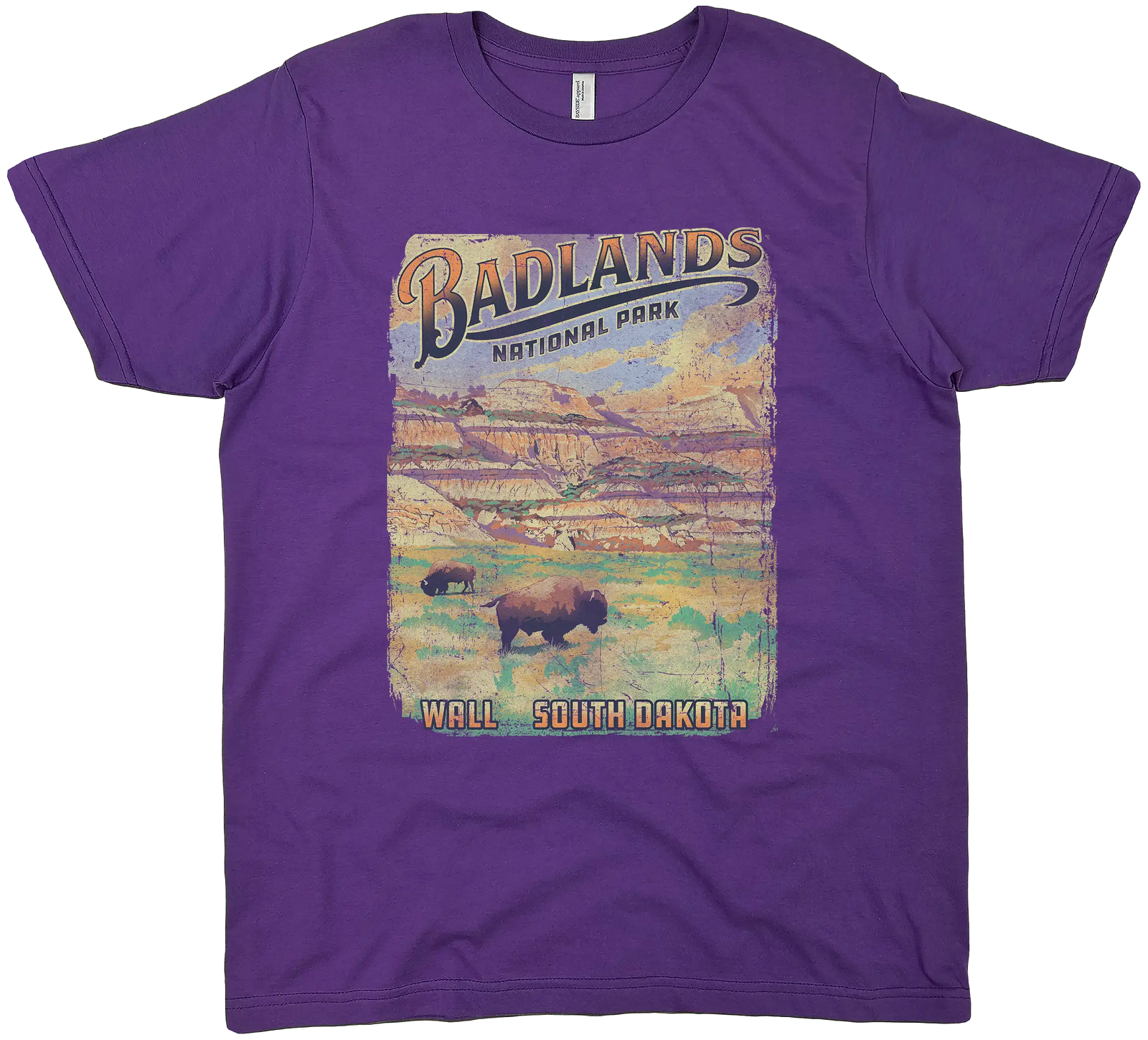 BADLANDS NATIONAL PARK SOUTH DAKOTA SOLID TEE