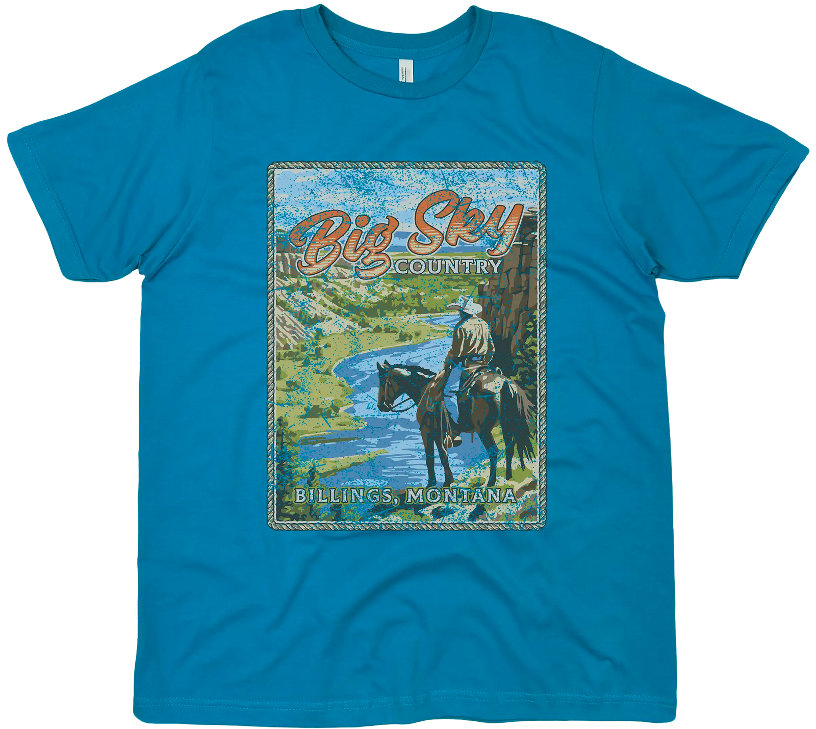 BIG SKY COUNTRY BILLINGS MONTANA SOLID TEE