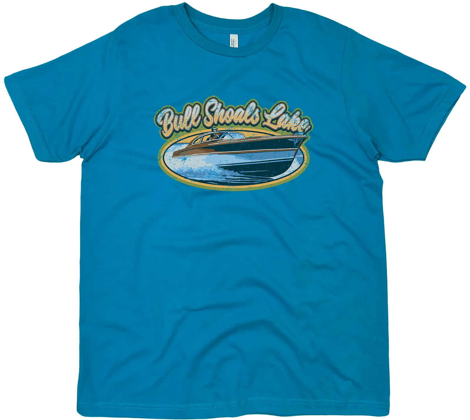 BULL SHOALS LAKE ARKANSAS OVAL SOLID TEE