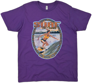 BULL SHOALS LAKE ARKANSAS SURF THE OZARKS GIRL SOLID TEE