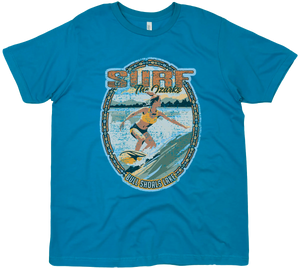 BULL SHOALS LAKE ARKANSAS SURF THE OZARKS GIRL SOLID TEE