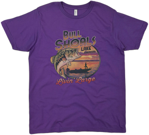 BULL SHOALS LAKE LIVIN LARGE SOLID TEE