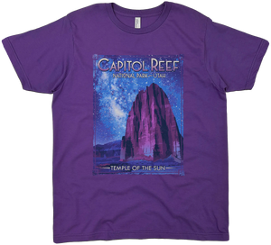 CAPITOL REEF NATIONAL PARK TEMPLE OF THE SUN SOLID TEE