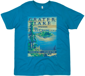 CRATER LAKE OREGON SOLID TEE