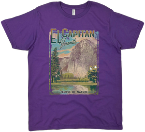 EL CAPITAN YOSEMITE NATIONAL PARK SOLID TEE