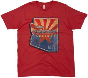 FLAGSTAFF AZ STATE SOLID TEE