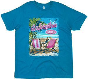 GALVESTON ISLAND TEXAS SOLID TEE