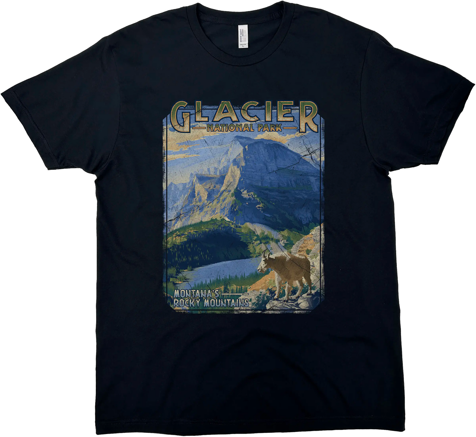 GLACIER NATIONAL PARK SOLID TEE