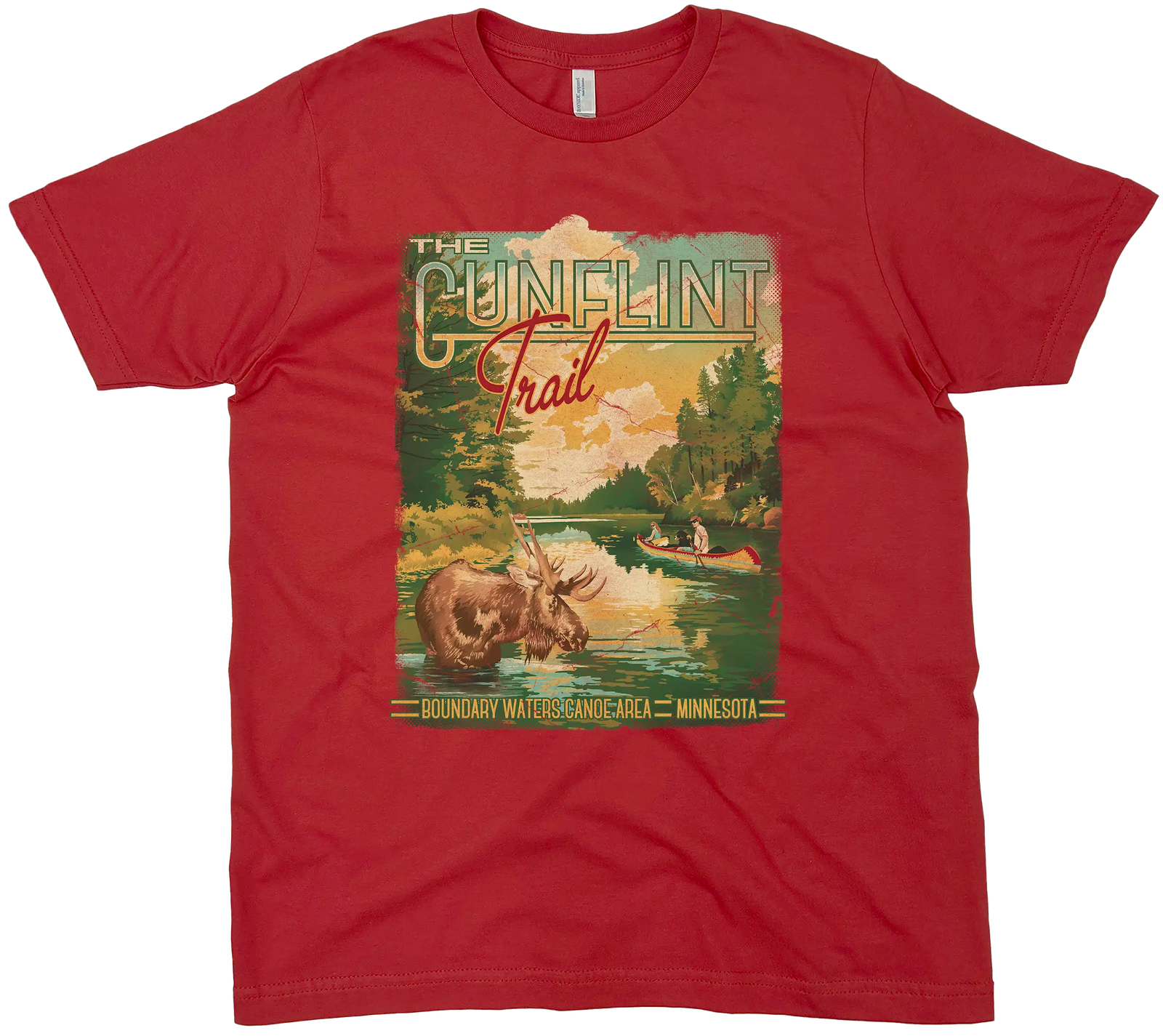 GUNFLINT TRAIL MINNESOTA SOLID TEE