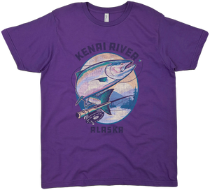 KENAI RIVER ALASKA KING SALMON SOLID TEE