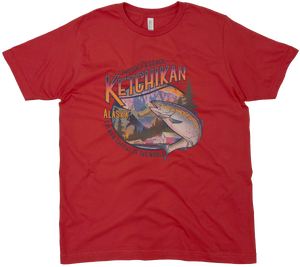 KETCHIKAN ALASKA SALMON CAPITAL SOLID TEE