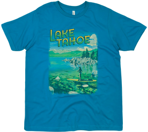 LAKE TAHOE PADDLE BOARD SOLID TEE