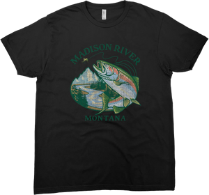 MADISON RIVER MONTANA RAINBOW TROUT SOLID TEE