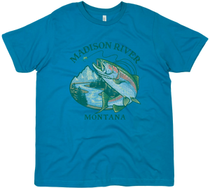 MADISON RIVER MONTANA RAINBOW TROUT SOLID TEE
