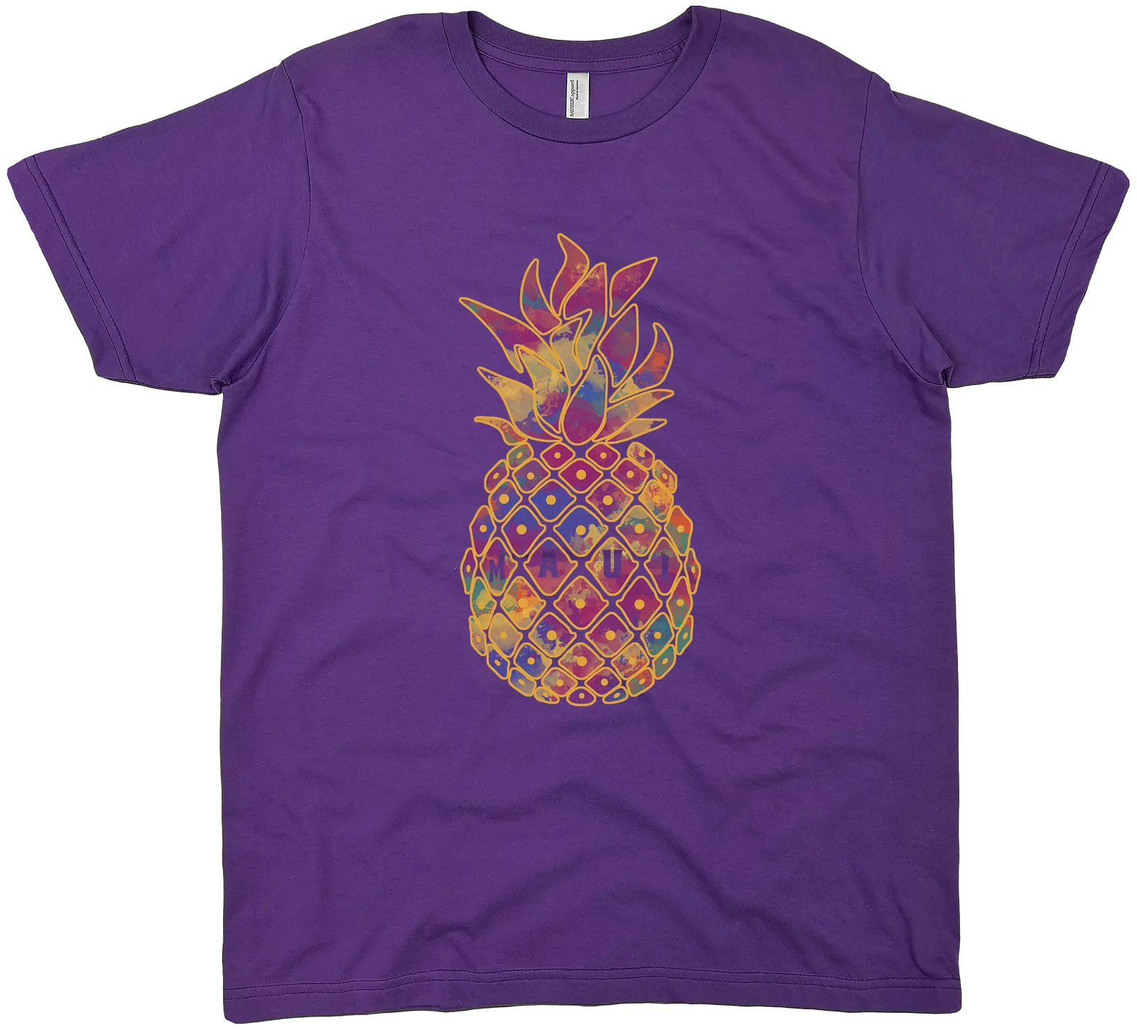 MAUI PINEAPPLE SOLID TEE