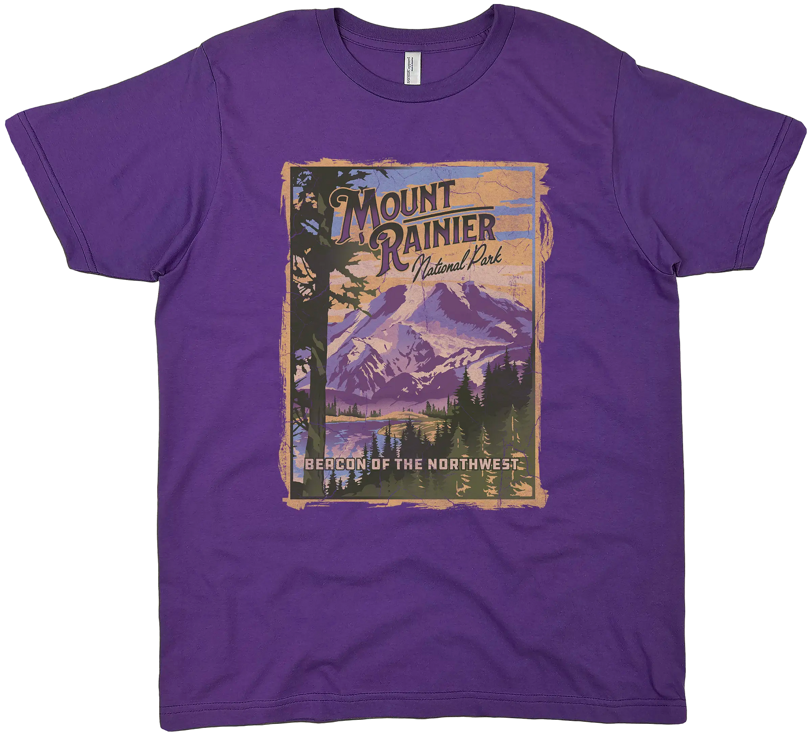 MOUNT RAINIER NATIONAL PARK BEACON SOLID TEE