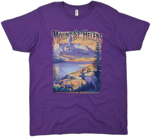 MOUNT SAINT HELENS NATIONAL MONUMENT SOLID TEE