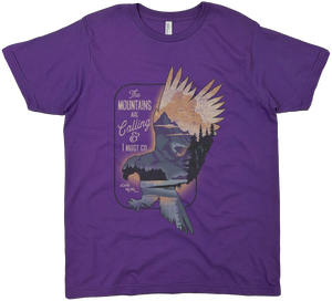 MOUNTAINS ARE CALLING SOLID TEE