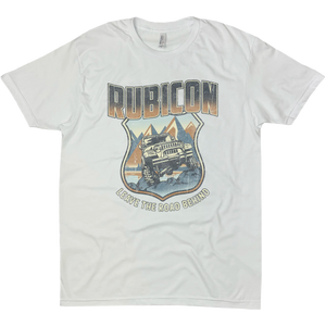 RUBICON LEAVE THE ROAD BEHIND SOLID TEE