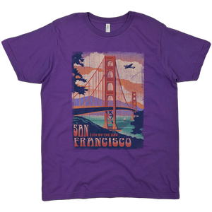 SAN FRANCISCO CALIFORNIA CITY BY THE BAY SOLID TEE