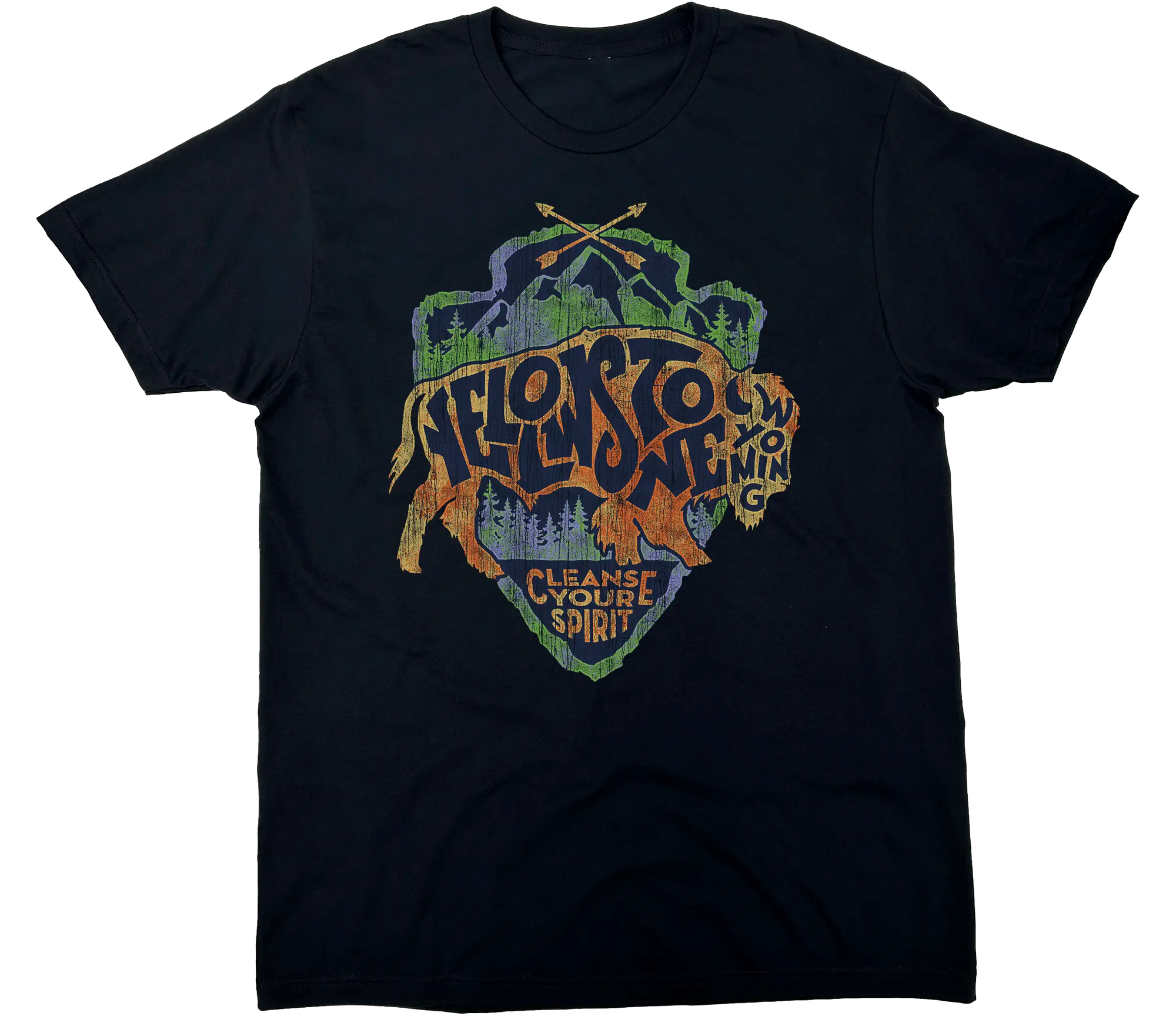 YELLOWSTONE CLEANSE YOUR SPIRIT SOLID TEE