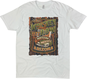 PRESCOTT AZ WHISKEY ROW SOLID TEE