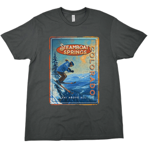STEAMBOAT SPRINGS COLORADO SOLID TEE