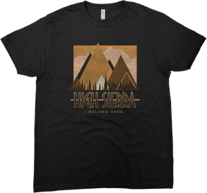 HIGH SIERRA I BELONG HERE SOLID TEE