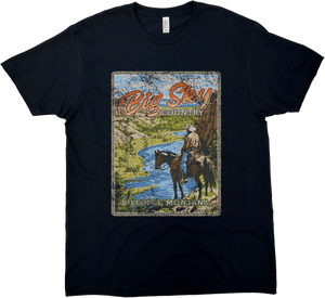 BIG SKY COUNTRY BILLINGS MONTANA SOLID TEE