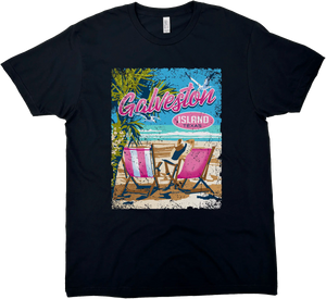 GALVESTON ISLAND TEXAS SOLID TEE