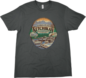 KETCHIKAN ALASKAS 1ST CITY SOLID TEE