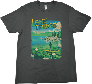 LAKE TAHOE PADDLE BOARD SOLID TEE