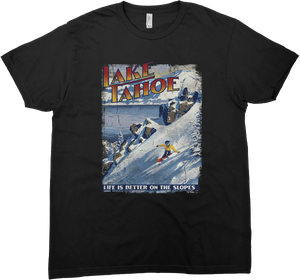 LAKE TAHOE SNOWBOARDING SOLID TEE