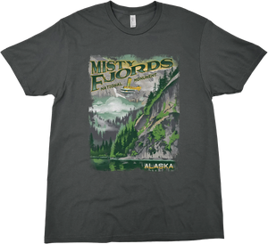 MISTY FJORDS NATIONAL MONUMENT ALASKA SOLID TEE