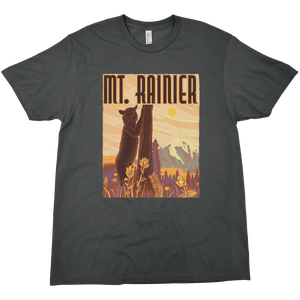 MOUNT RAINIER BEAR SOLID TEE