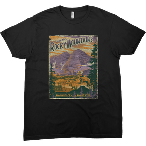 ROCKY MOUNTAINS COLORADO MAJESTIC SOLID TEE