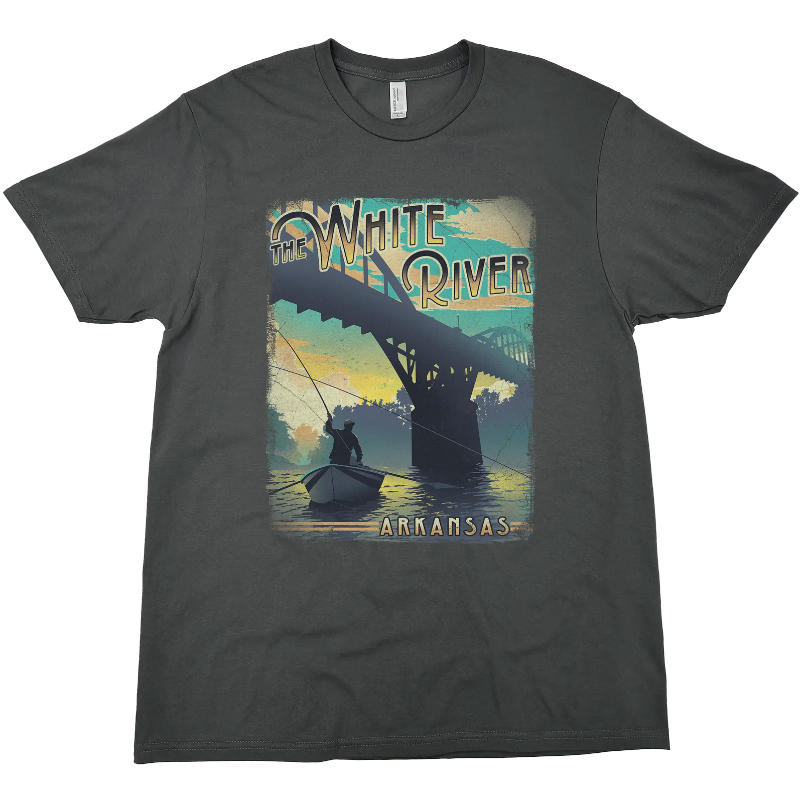 THE WHITE RIVER ARKANSAS SOLID TEE