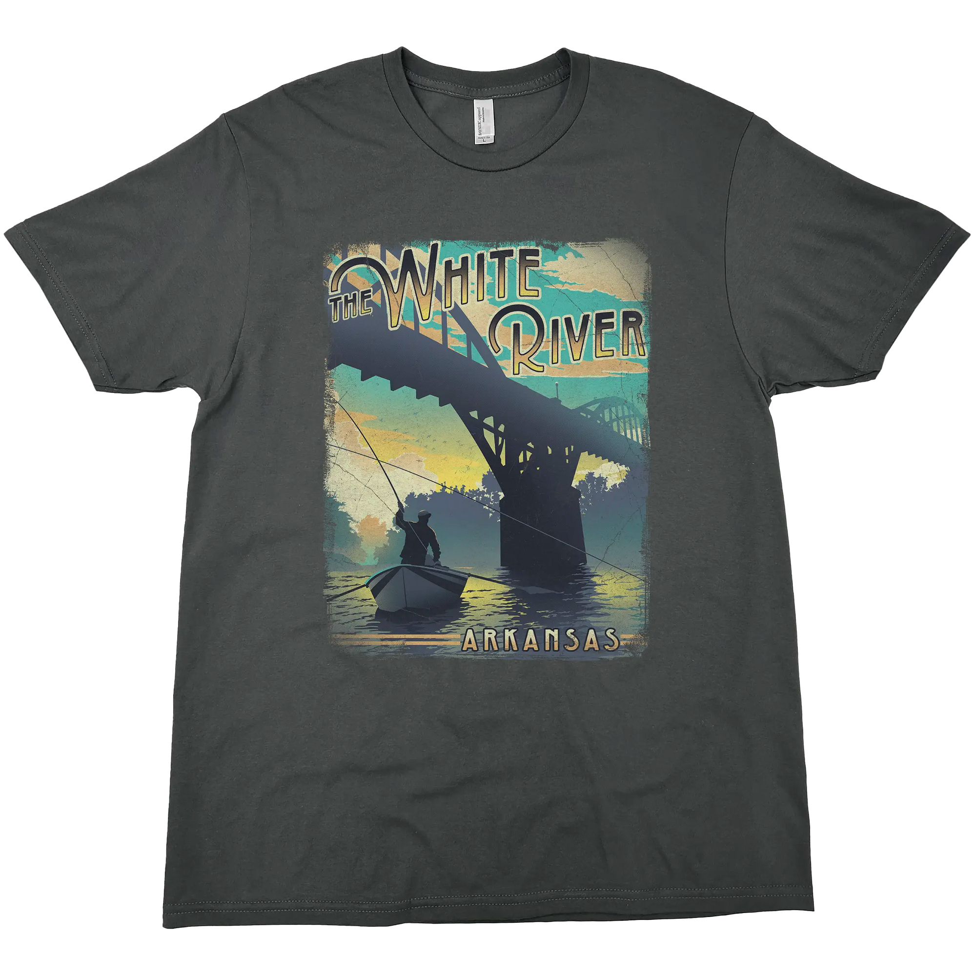 THE WHITE RIVER ARKANSAS SOLID TEE