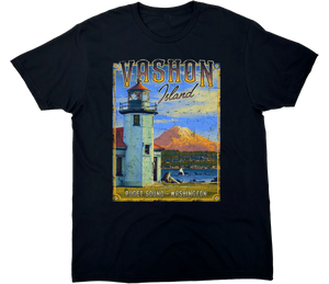 VASHON ISLAND WASHINGTON SOLID TEE