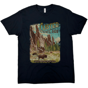 CUSTER STATE PARK BLACK HILLS SOLID TEE