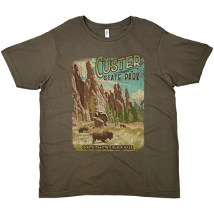 CUSTER STATE PARK BLACK HILLS SOLID TEE