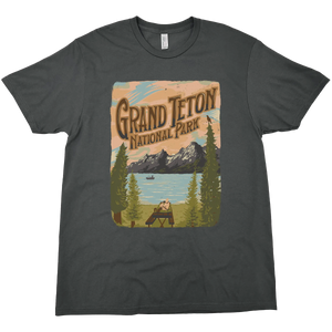 GRAND TETON LIZARD CREEK CAMPGROUND SOLID TEE
