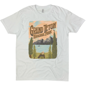 GRAND TETON LIZARD CREEK CAMPGROUND SOLID TEE