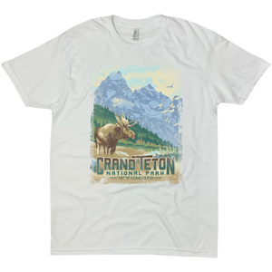 GRAND TETON MOOSE SOLID TEE
