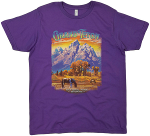 GRAND TETON NATIONAL PARK FALL HORSE SOLID TEE