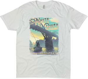 THE WHITE RIVER ARKANSAS SOLID TEE