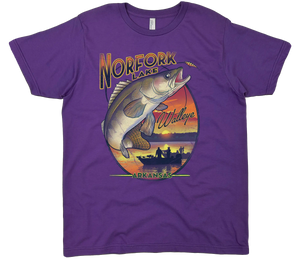 LAKE NORFORK WALLEYE SOLID TEE
