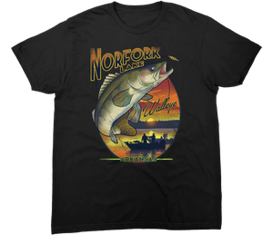 LAKE NORFORK WALLEYE SOLID TEE