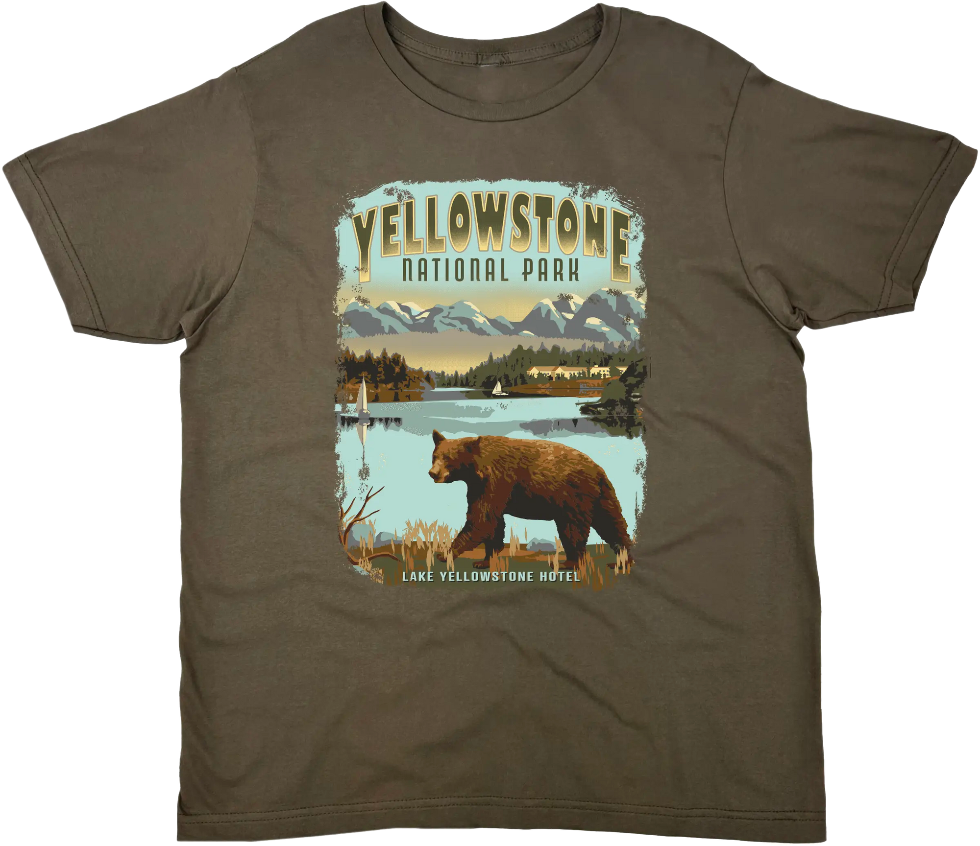 LAKE YELLOWSTONE HOTEL SOLID TEE