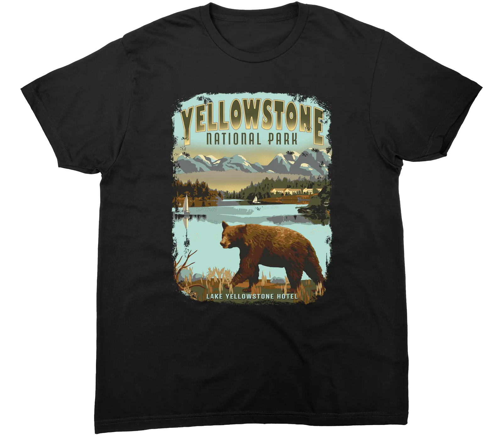LAKE YELLOWSTONE HOTEL SOLID TEE
